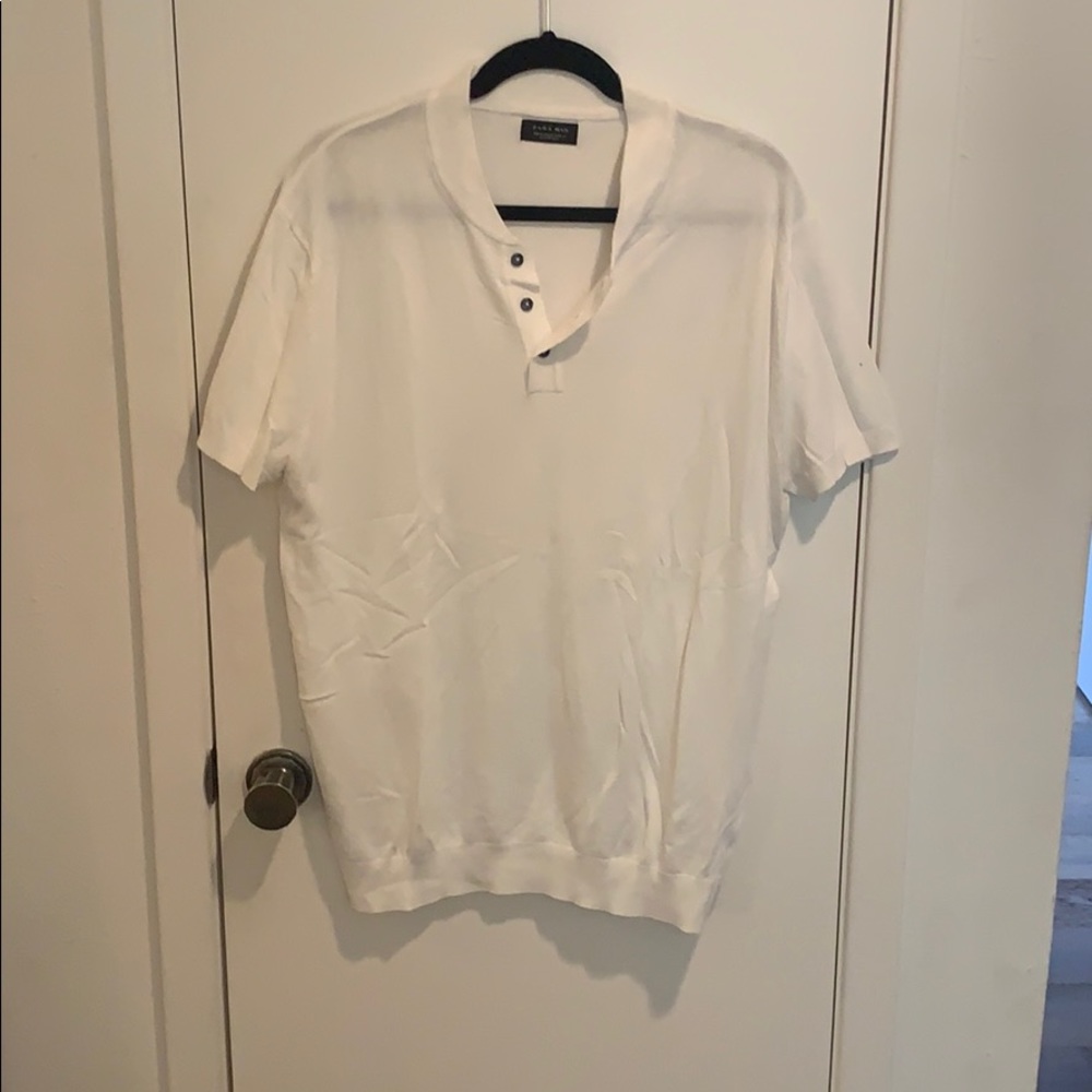 Henley sweater